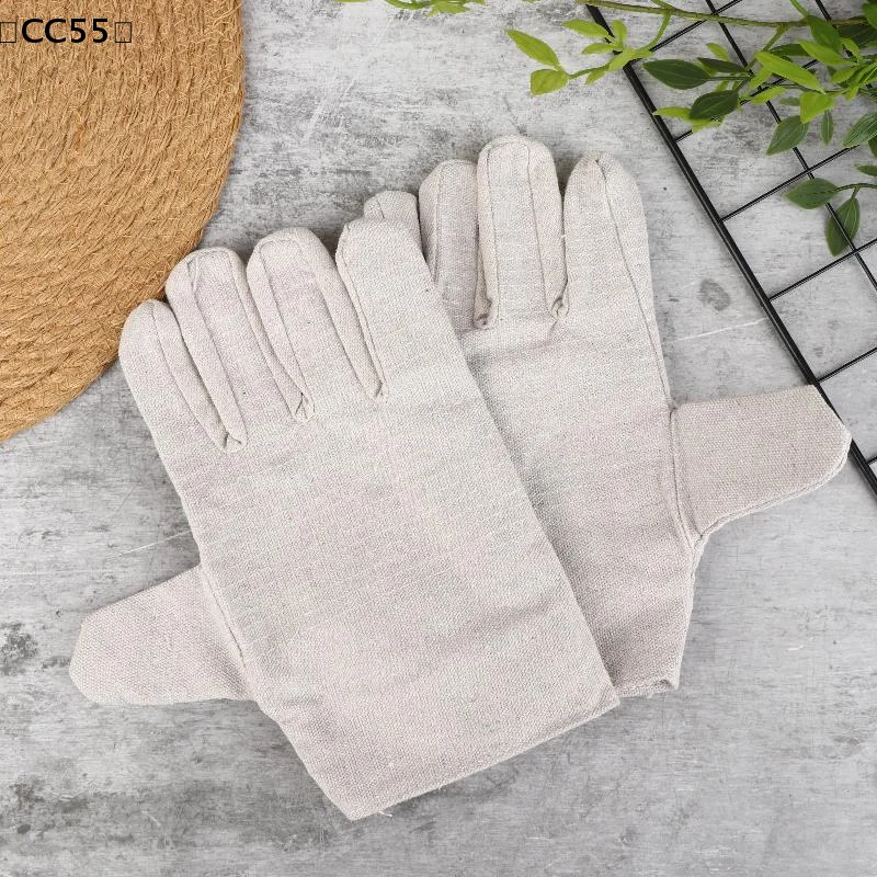 

변CC55 Viss5 Пара сварочных парусиновых перчаток Износостойкие и утолщенные сварочные перчатки Защитные перчатки для охраны труда