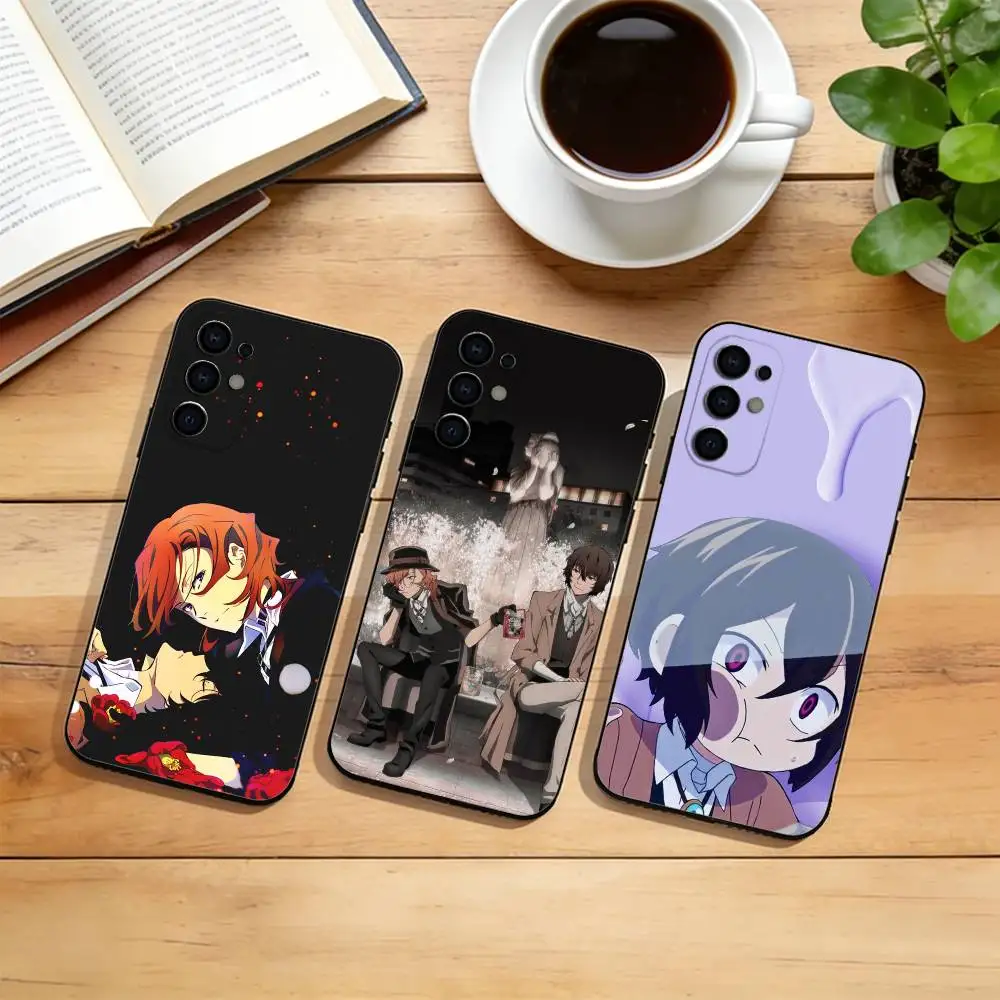 Bungo Stray Dogs  Phone Case For Samsung S25,S24,S21,S22,S23,S30,Ultra,S20,Plus,Fe,Soft Silicone Black Cover
