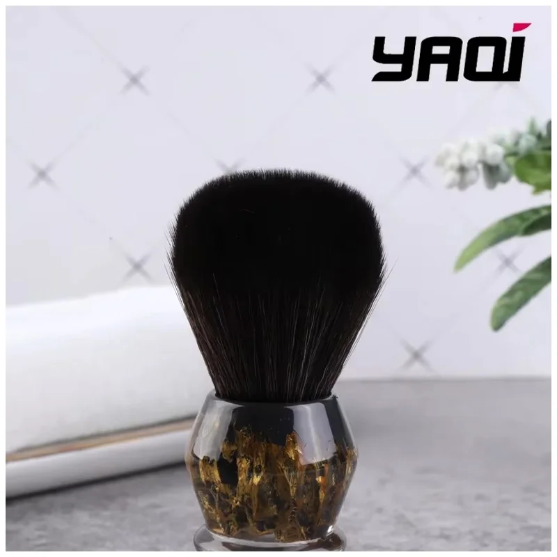 YAQI Resin Handle DEEP STONES Men Shaving Products 24mm Synthetic Hair Wet Shave Tools Men Wet Shaving Brush Best Gift for Men