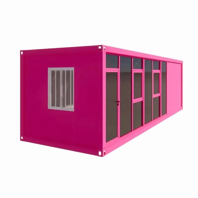 2026 CE Certified Modern Mobile House Customized Modular Steel Sandwich Panel Glass Windows Home Office Outdoor Office Building