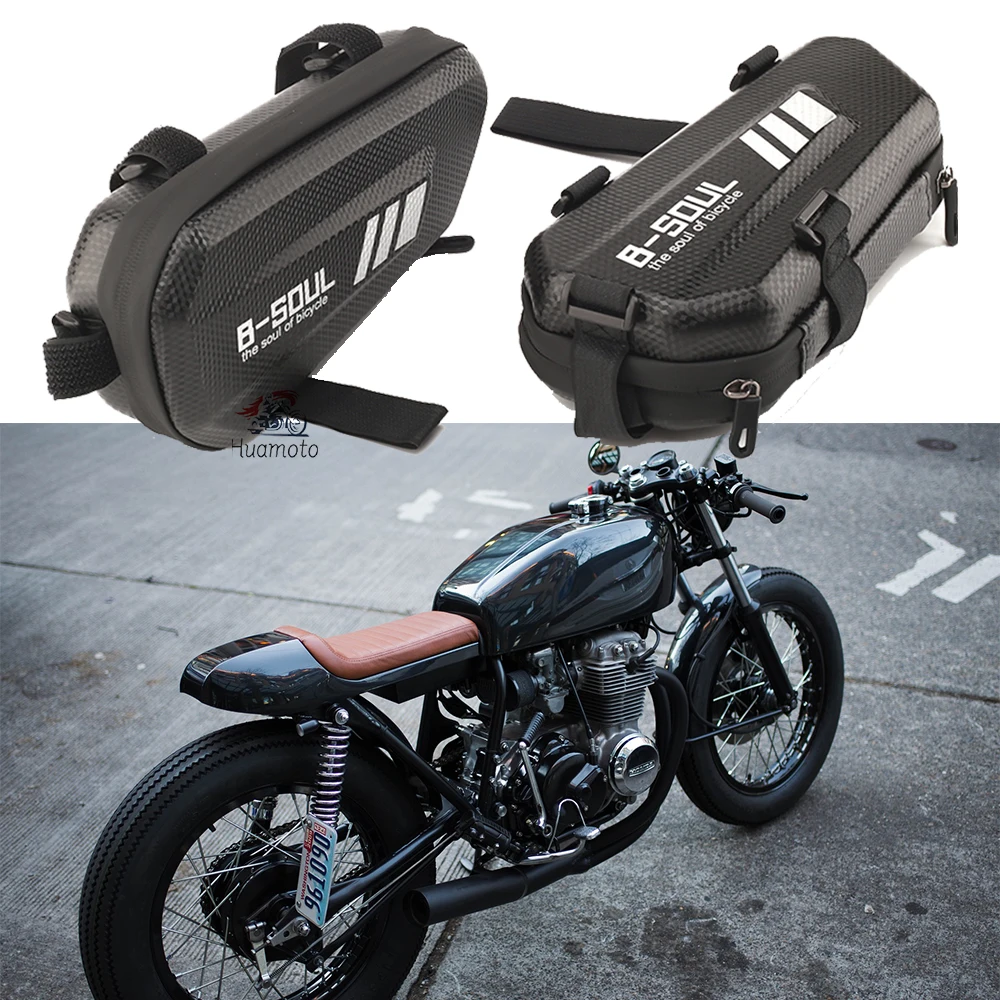 For Honda Cb125r Cb500x Cb500f Cb500r Cb650f Cb650r Cb1300 Waterproof Hard Shell Triangle Side Case Bag Tool Storage Case Parts