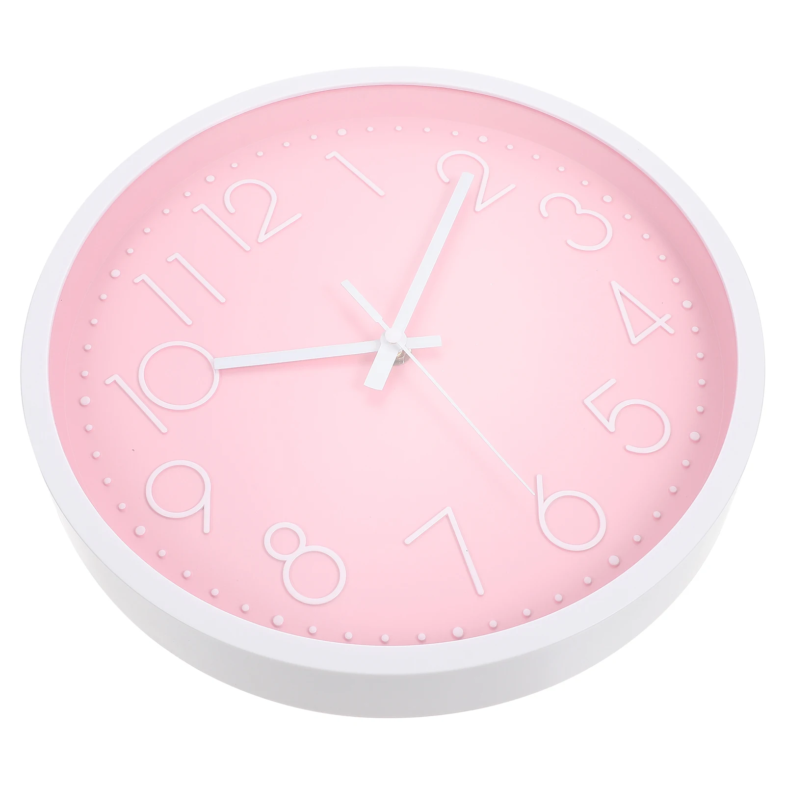 

Silent Wall Clock Elegant Bedroom Kids Room Decorative Hanging Clocks Home Living Unique Design Plastic Glass Easy Install