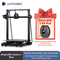 ANYCUBIC Kobra 2 MAX FDM Large Format 3D Printer 500mm/s Maximum Print Speed Build Size With 500*420*420mm Smart APP Control