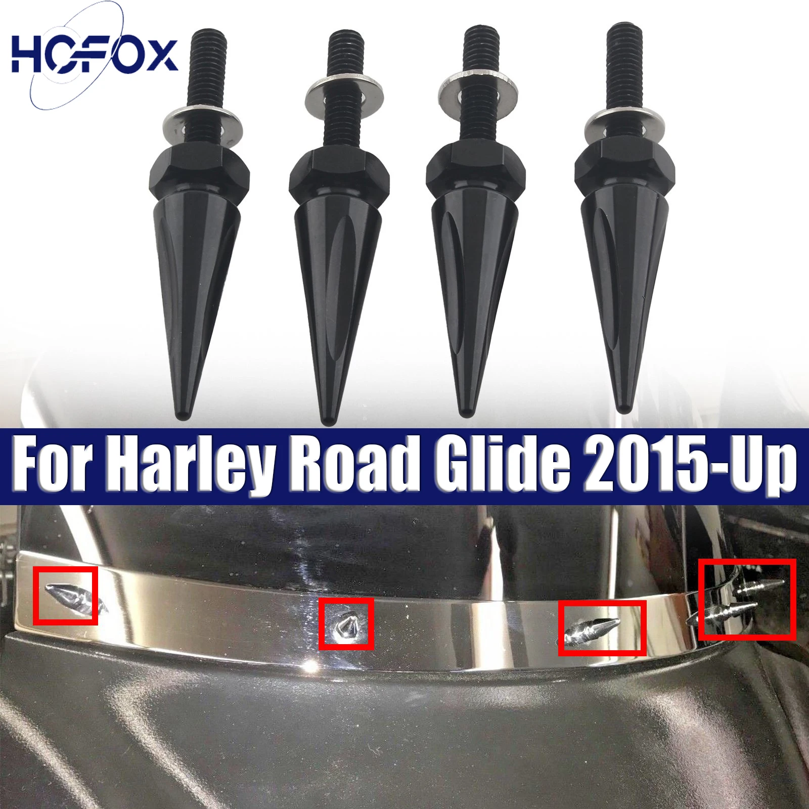 

Motorcycle Windscreen Screws Fairing Bolts For Harley Road Glide 2015-2024