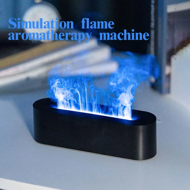 7 Color Upgraded Ultrasonic Aromatherapy Fire Air Essential Oil Diffusers Cool Flame Diffuser Humidifier