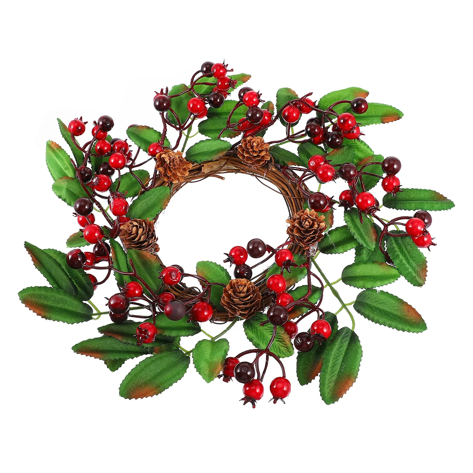 

1Pcs Large Pine Cone Wreath Elegant Xmas Wreath Front Door Wall Festival Decorations Front Door Decoration Christmas Decoration