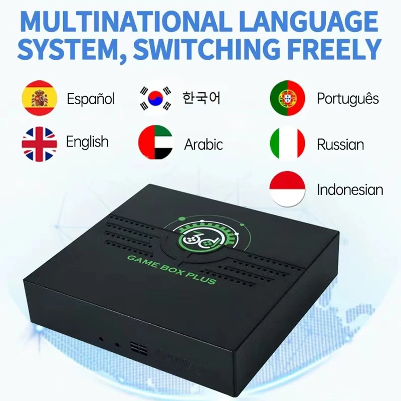 Coopreme V6 ريترو وحدة تحكم بجهاز لعب محمول 64G ثنائي النظام 40 + لعبة محاكاة صندوق سوبر HD لعبة فيديو لاعب هدية مثالية للرجال #4