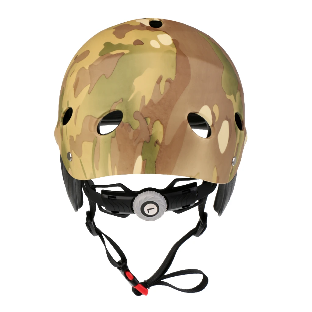 Casco de Seguridad Ligero de ABS con Gorra Rígida Ajustable para Kayak, Canoa, Wakeboard, Protección Náutica