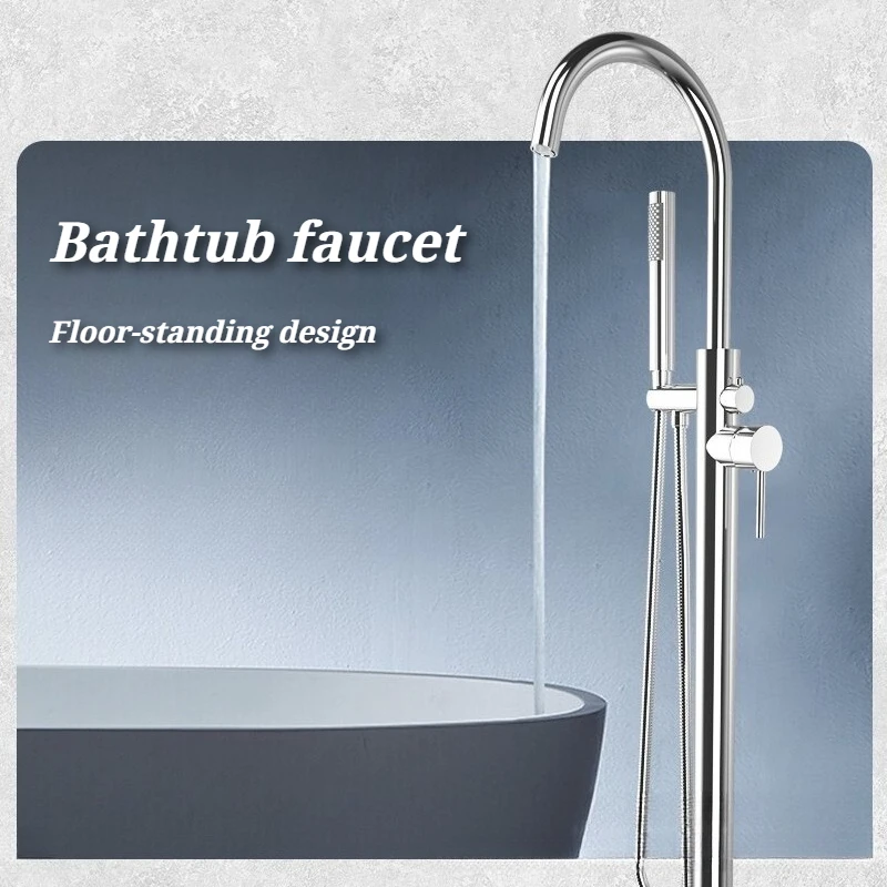 Household Bathtub Faucet Home Multifunctional Hot Cold Water Shower Mixer Durable Bathtub Faucets Luxury Bathroom Fixture