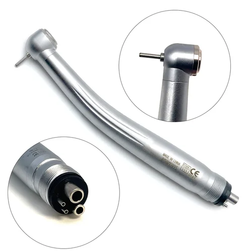 NSK-turbina Dental de alta velocidad, pieza de mano portátil estilo Pana max con 2/4 orificios, botón estándar, cabezal grande limpio con instrucciones