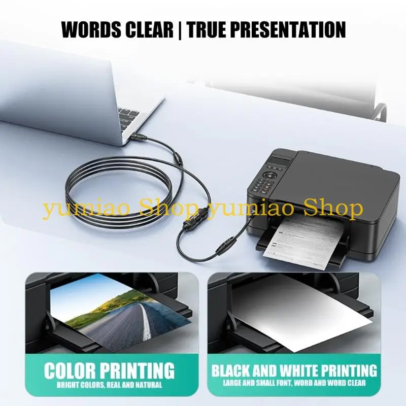 587B USB2.0 Active Amplifiers Printer Cable for Extended Distance Connection