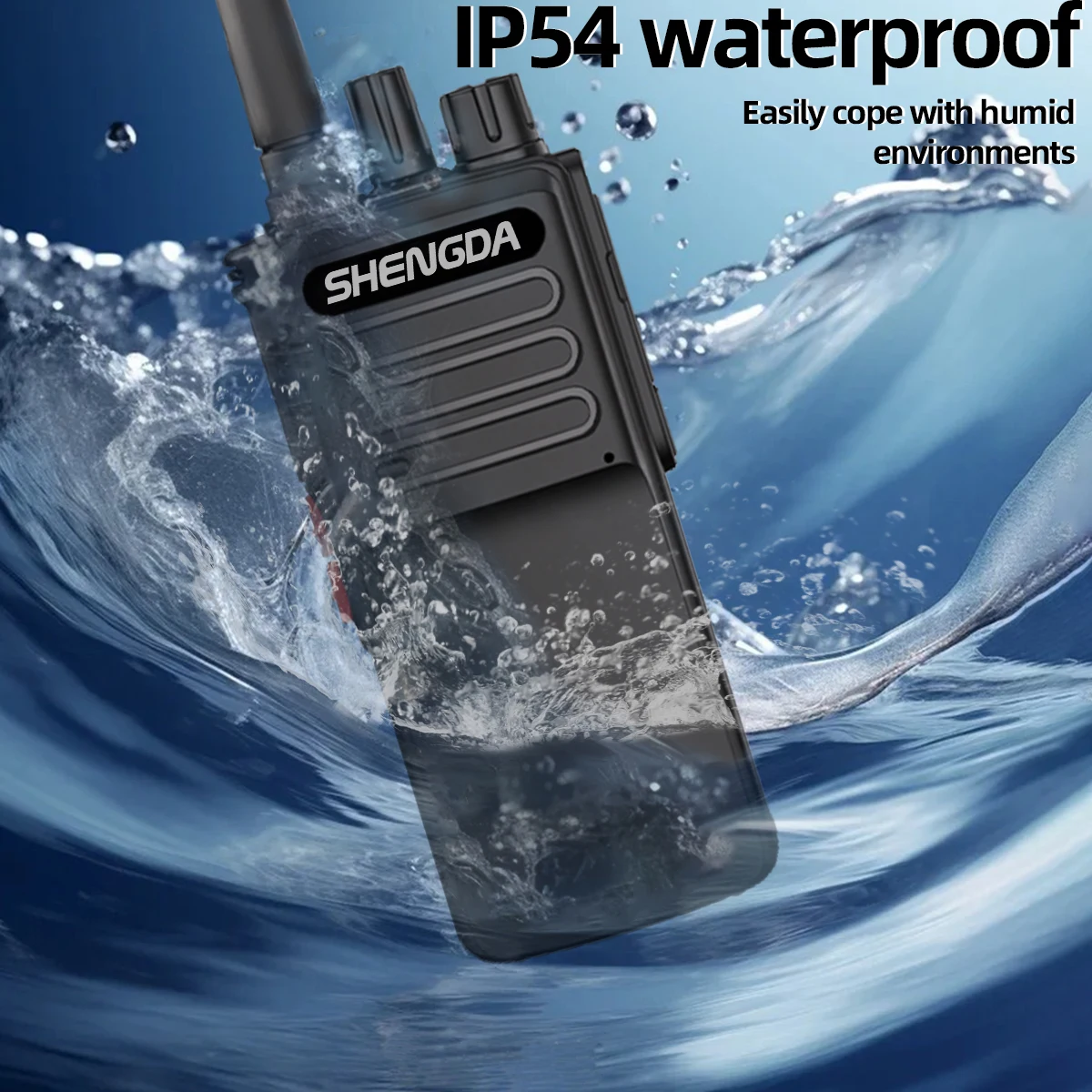 SD-DP4000 무전기 출력 10W 원키 주파수 매칭 채널 스캐닝 UHF/VHF 지원 대용량 배터리