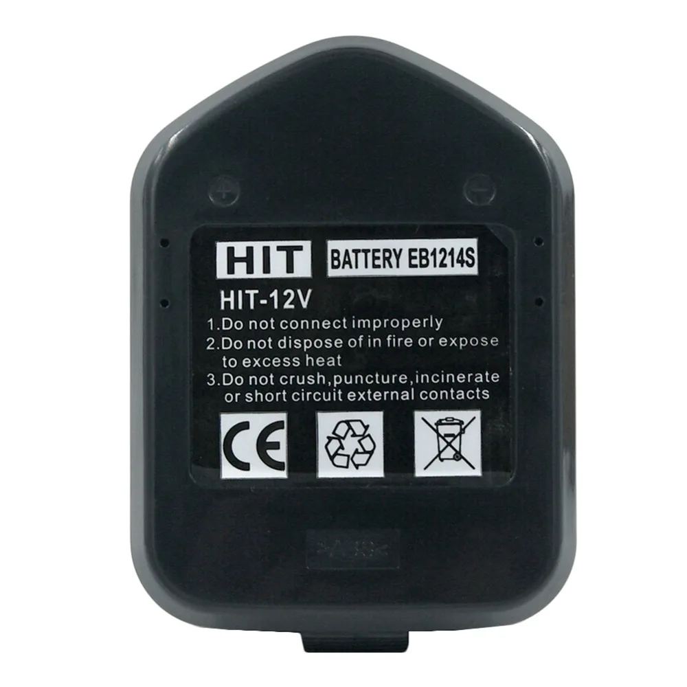 Ni-MH 12V 3.0Ah 4.0Ah Cordless Power tool Replacement Battery for Hitachi EB1214S EB1214L EB1230HL EB1230R EB1230X EB1233X