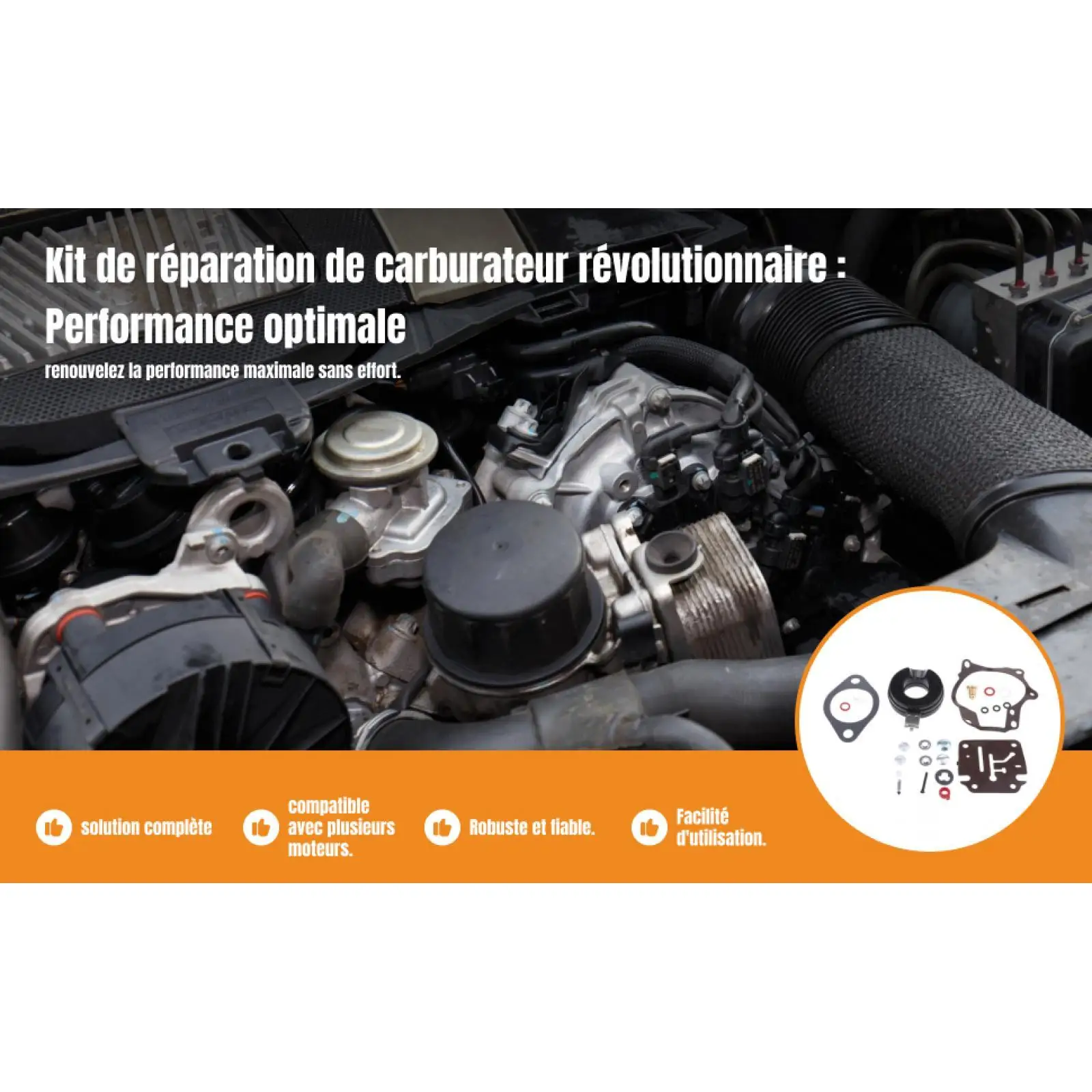 

Brand New High Performance Carburetor Carb Repair Kits for Johnson Evinrude 20HP/30HP/40HP/50HP Outboard Motors