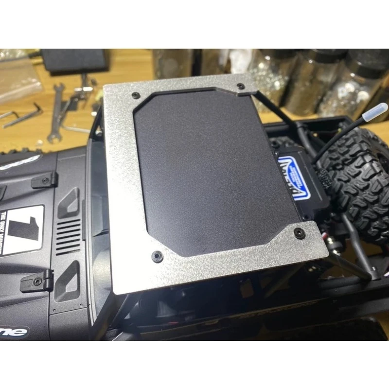 3mm Stainless Steel Roof Skid Strips for MJX H12Y 1/12 RC Crawler, Scratch Guard Upgrade Parts, Non-Destructive Direct Fit