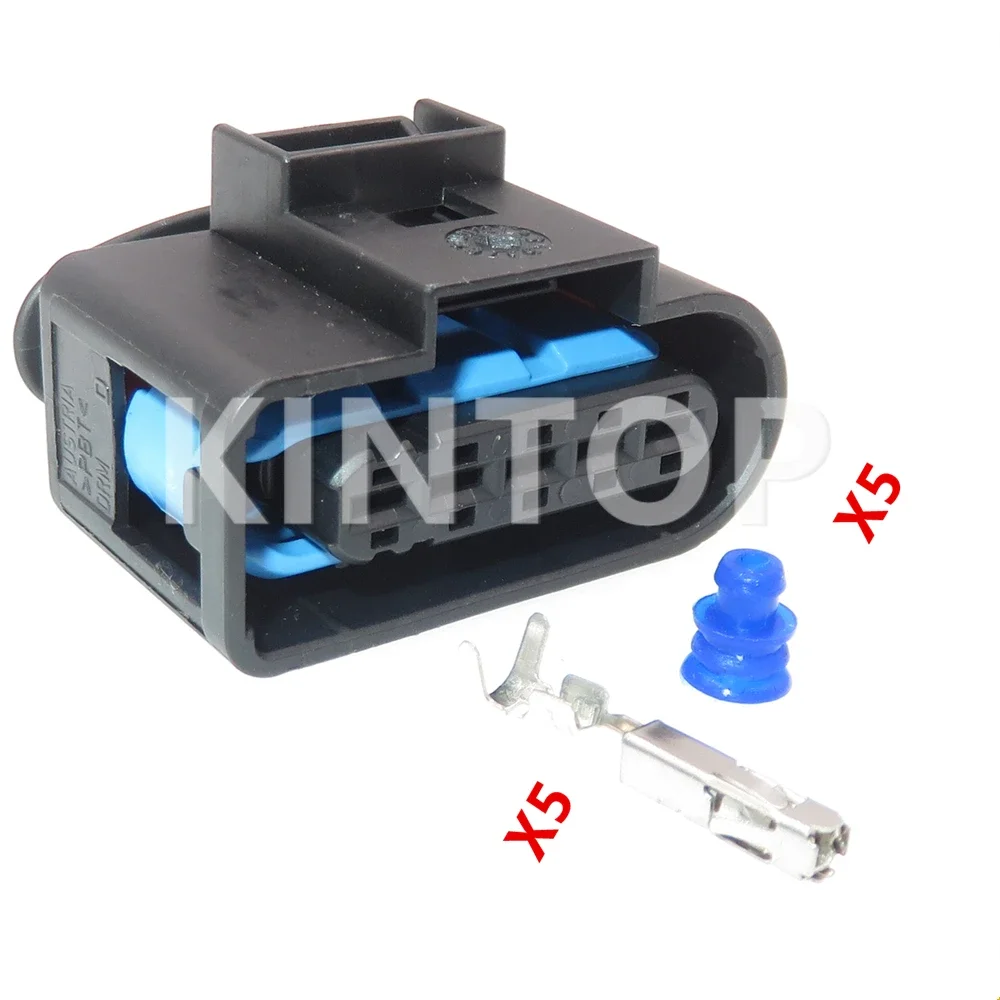 1 Set 5 Pins AC Assembly Car MAF Plug For Golf MK4 Beetle TDI ALH 1J0 973 999 A Auto Mass Air Flow Socket With Wires 1J0973999A