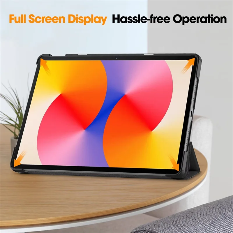 Dreifach Faltbare Hülle für Huawei MatePad SE 11 mit Auto-Wach-/Schlaf-Funktion Stoßfeste Lederhülle für Huawei – Detail 3