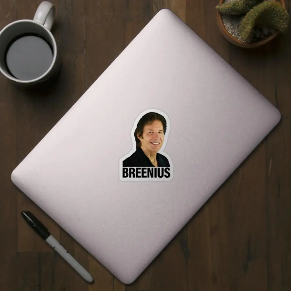 Neil Breen De Breenius Sticker Voor Laptop Decor Slaapkamer Auto Schattige Cartoon Kunst Modieuze Openbare Koffer