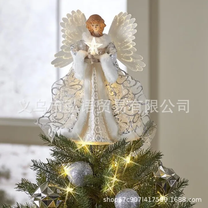 

New resin technology luminous angels in white magic wand
