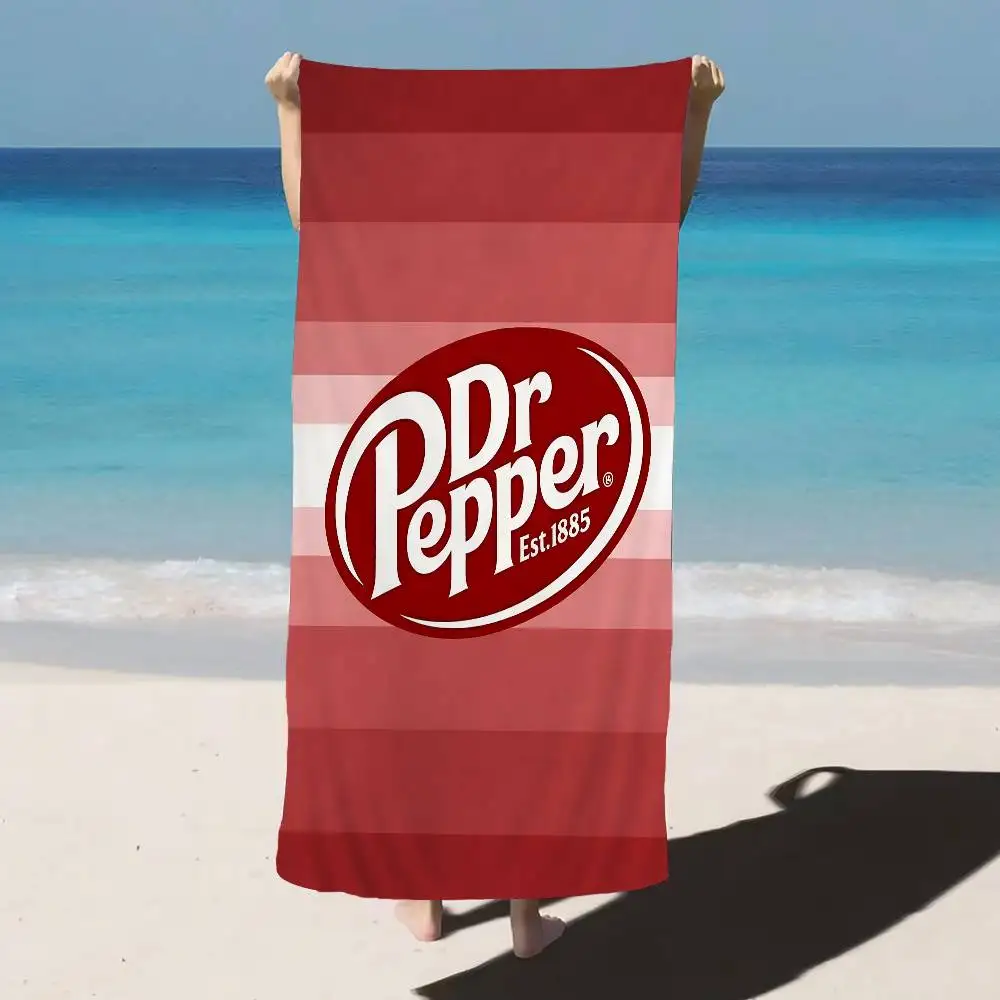 D-Dr P-Pepper Microfiber Printed Beach Towel Mountain Climbing Yoga Beach Swimming Running Absorbent Soft Towel