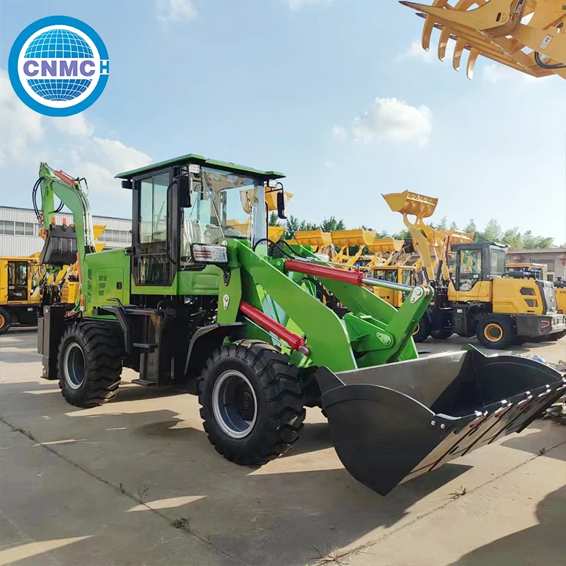 

CNMC 9 Tons 4x4 Wheel Loader Backhoe Loader Excavator Road Construction Easy to Operate Made in China Garden Farm Use