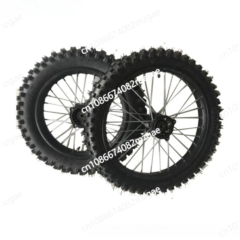 

Шины для внедорожных мотоциклов, колеса 17 дюймов и 14 дюймов, полный набор железных колец с высокими зубьями, SDG, черный барабанный сердечник 15 мм