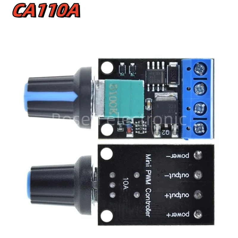 CA110A PWM DC Motor Governor 5-16V 10A Switch Function LED Bulb Dimmer Speed Regulation Modules Hot Voltage Regulators PWM Speed