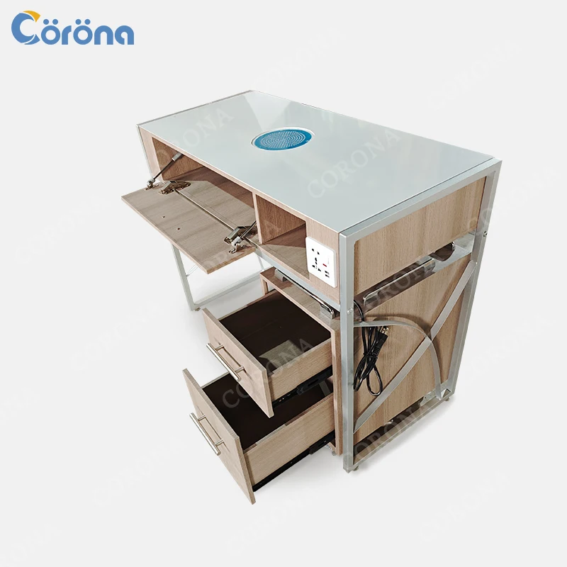 Manicure Table Nail Desk With Dust Collector For Salon Use - view 3