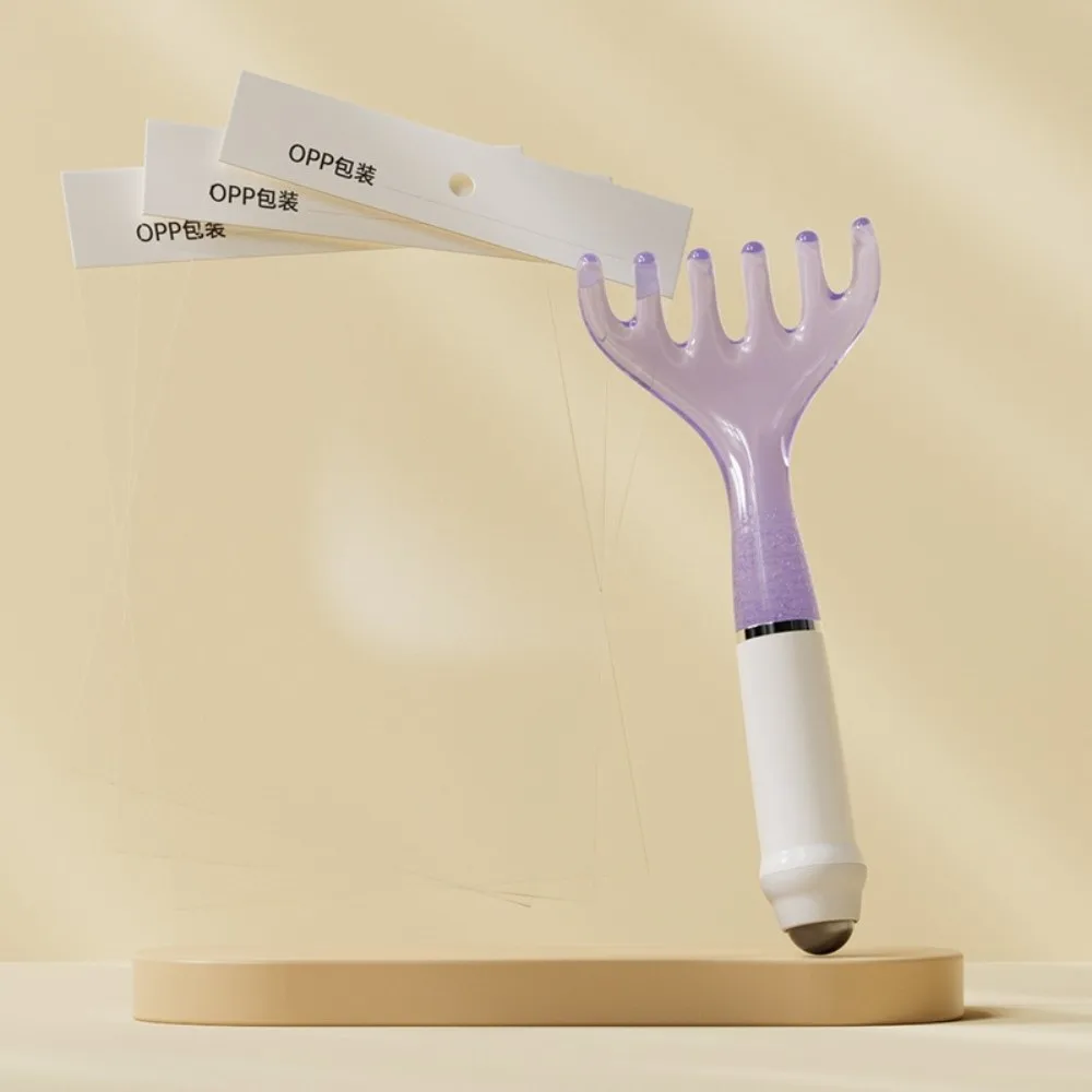 

Six-Claw Head Meridian Massage Comb Anti-static Wide Tooth Long Handle Comb Handheld Back Scratcher