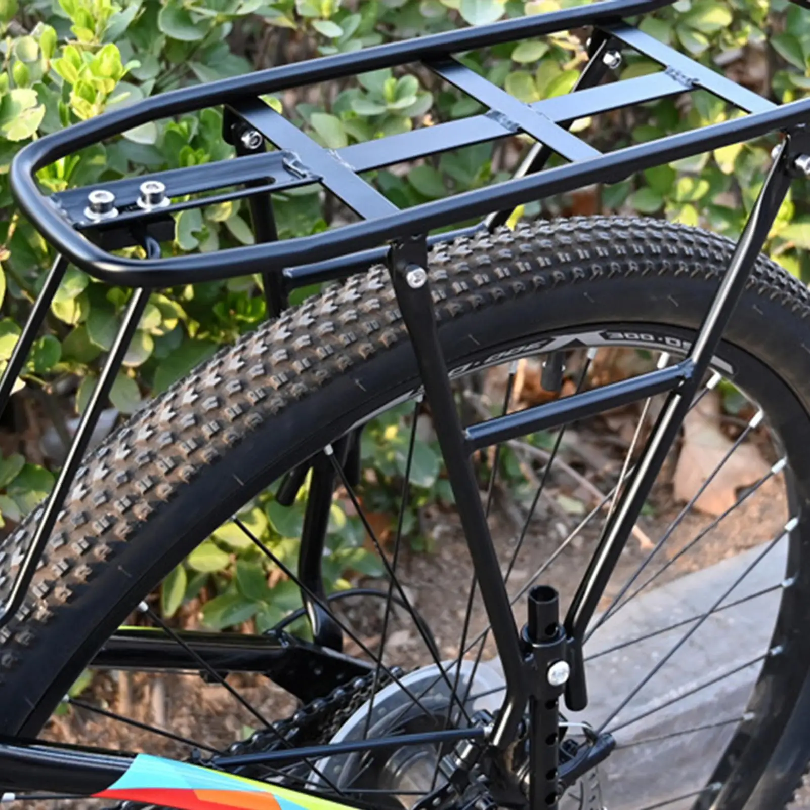 

Задний грузовой багажник для велосипеда с 1 комплектом инструментов для установки, стальной багажник для велосипеда, поддержка сиденья для велосипеда, аксессуары для переноски