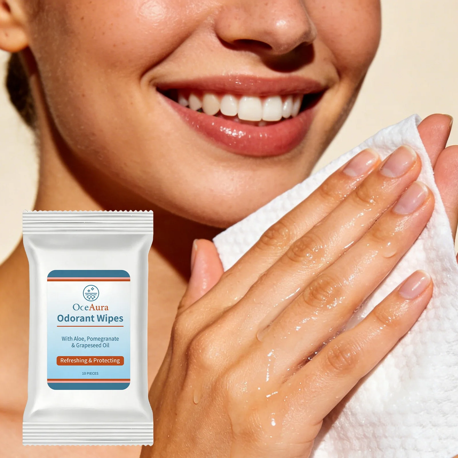 Odour Removing Deodorizing Wipes Gentle For Travel Gym Skin Portable Body Cleansing Moisturizing Fresh Refreshing Wet Tissues