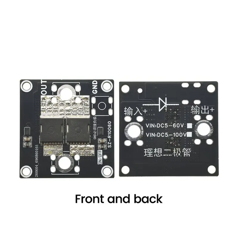 【HOT A69Z!】Ideal Diode Board Resistance Input 5-100V No Terminal Posts Multi-Power Parallel Isolation Module