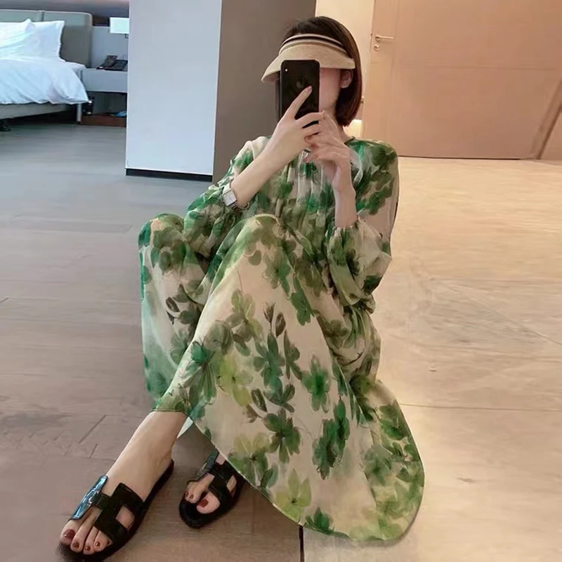 

new spring summer office lady brand female women girls loose dress