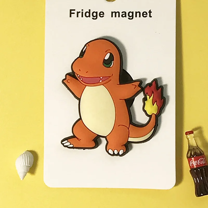 Cartoon Pokemon Pikachu Fridge Magnets Kawaii Snorlax Eevee Refrigerator Memo Magnet Fridge Stickers Decorations Kids Gifts Toys