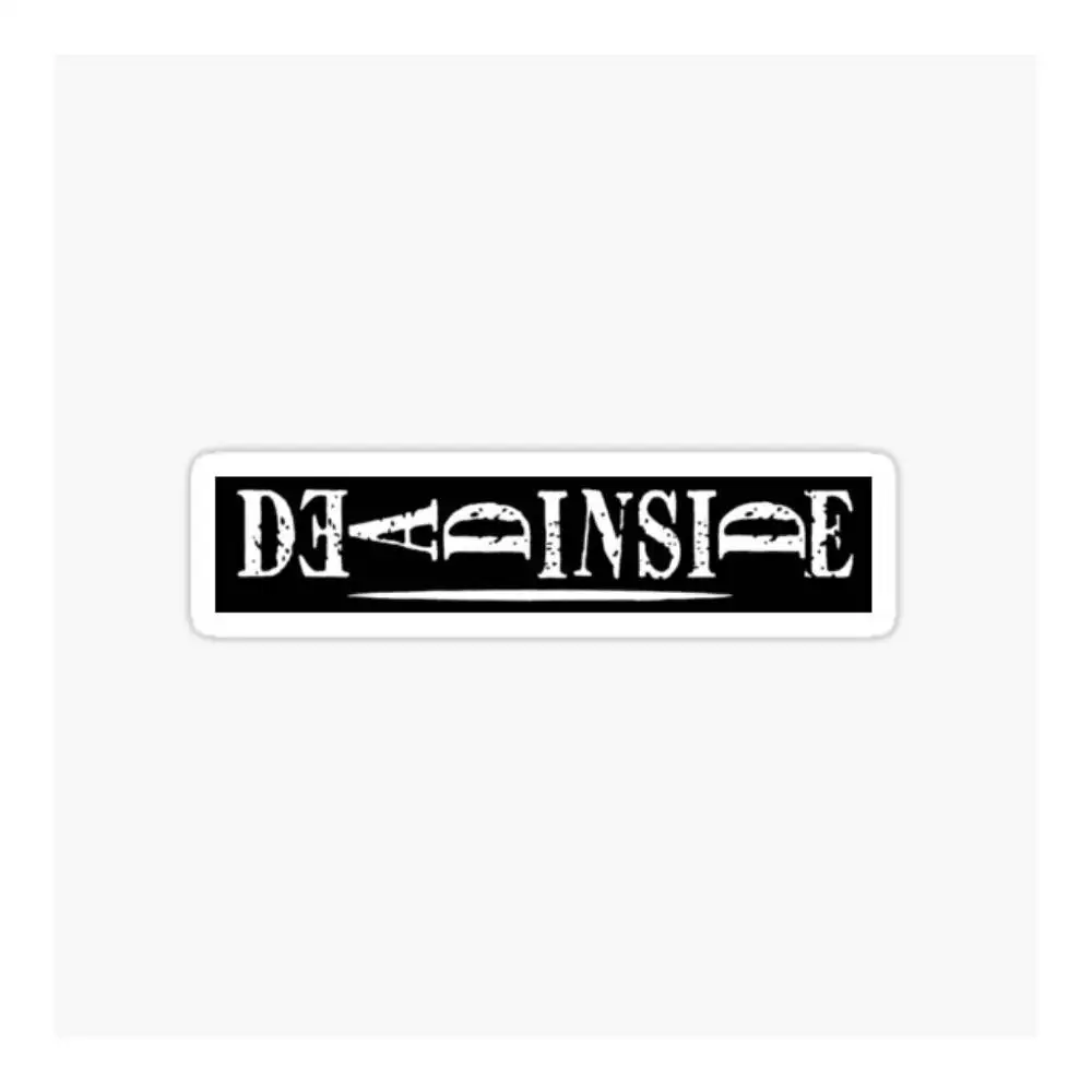 Dead Inside White Sticker Car Window Bumpers Die-cut Vinyl Stickers Decorative Accessories