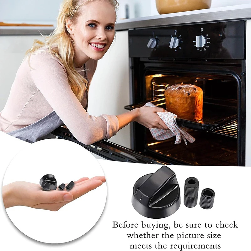 4pcs Replacement Switc Knob Plastic Knob Gas Stove Control Knob General Range Oven Knob Cooker Hob Knob For Benchtop Burner