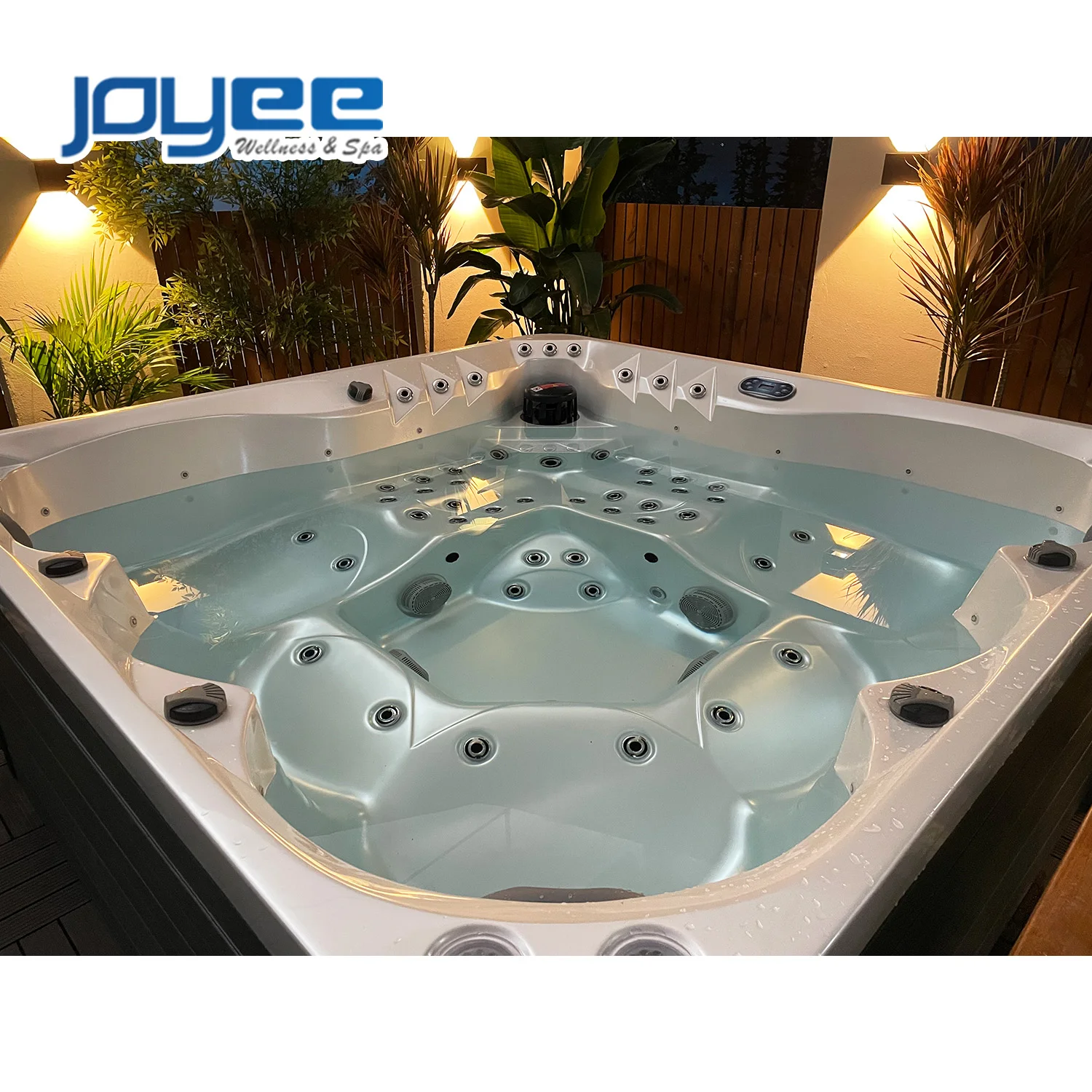 JOYEE High Quality Balboa System Outdoor Spa Sexy Hydro Music Party 5 Persons Whirlpool Massage Jet Hot Tub