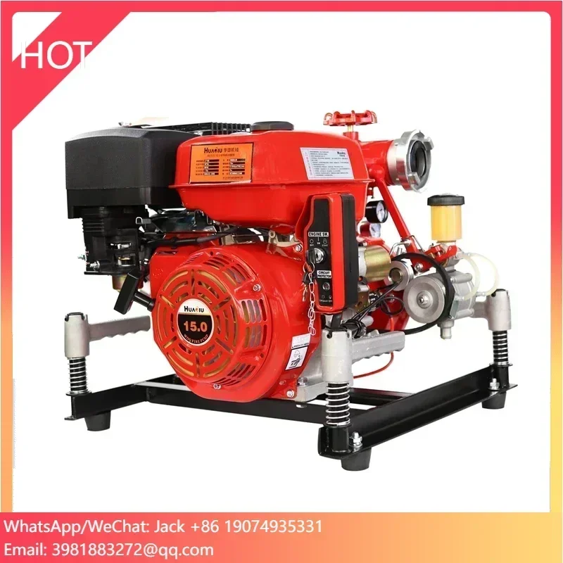 2026Top Quality 15hp Lifan Engine Fire Truck Fire Boat Equipment Portable Fire Fighting Water Pump