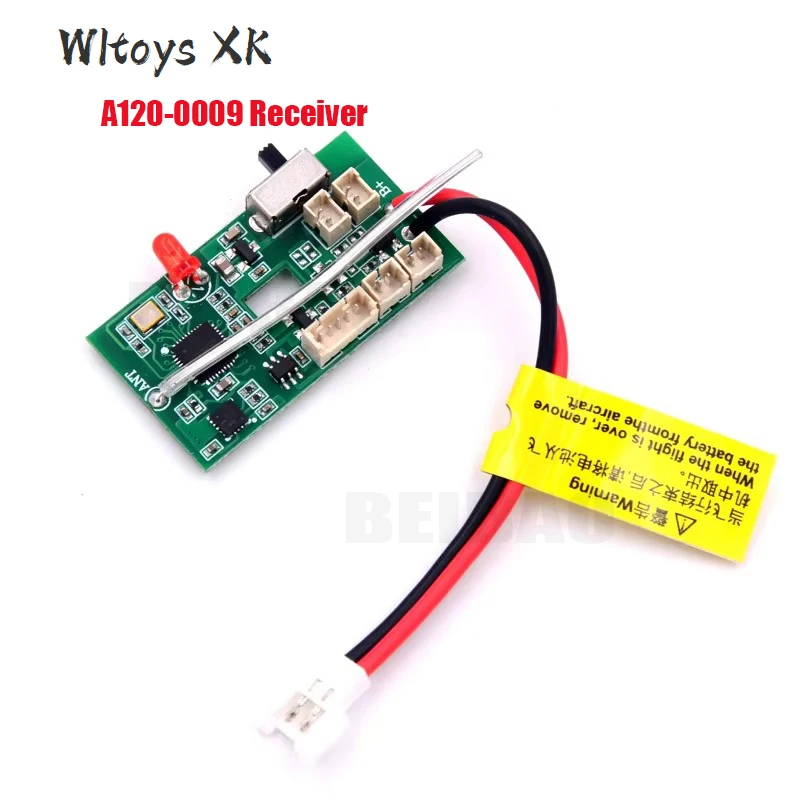 Wltoys-Pièces d'origine d'avion RC, train d'atterrissage d'hélice, récepteur de moteur, chargeur de lumière servo, télécommande, XK A100, A120, A380