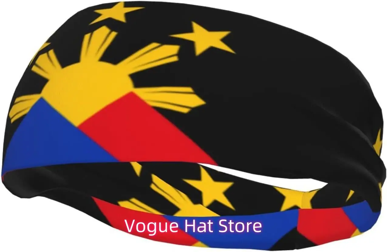 

Philippines T3 Flag Headbands for Men Women Philippines Sweatband & Sports Headband Moisture Wicking Workout Sweatbands