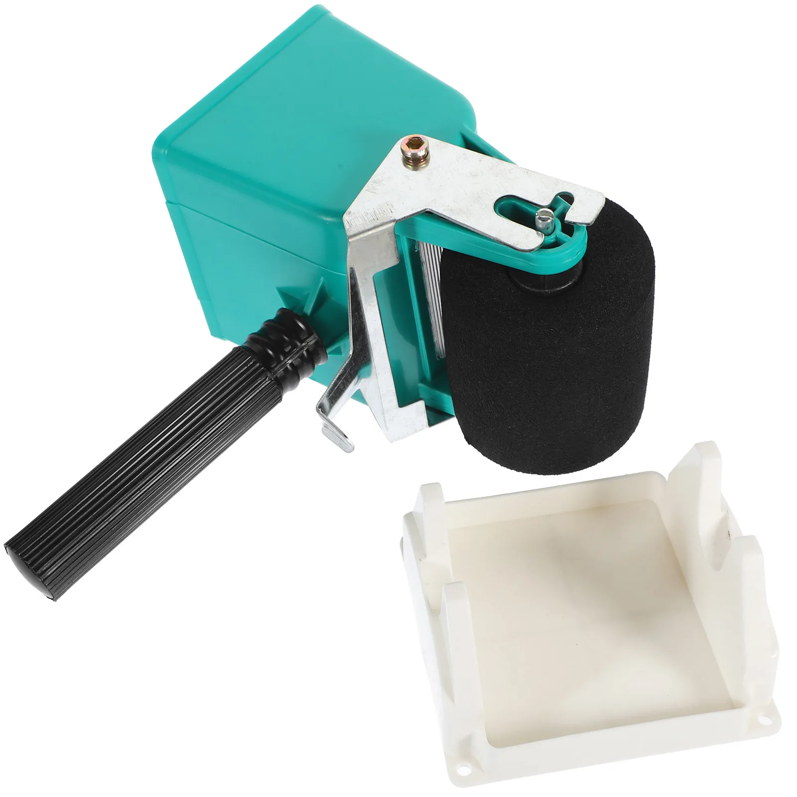 1Set Wood Glue Applicator Roller with Ergonomic Handle and Built-in Glue Container for Carpentry Woodworking Furniture Factory