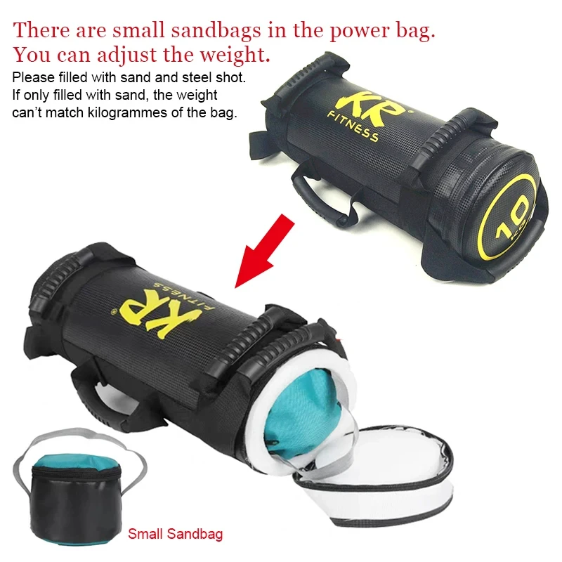Picture 6: Fitness Comprehensive Training Squat Weight Equipment Adjustable Weight Equipment Fitness Weightlifting Energy Bag Iron Sandbag