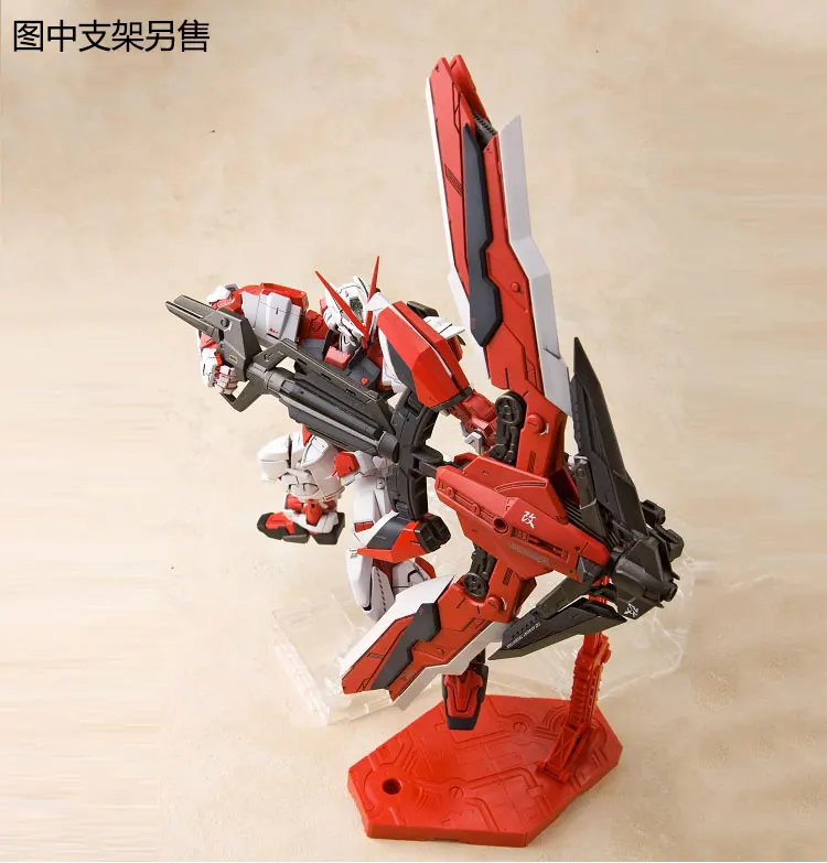 Original Bandai Mg 1/100 Red Undine Revamp Assembly Gundam Red Confusion Collectible Anime Action Figure Model Toys Gifts