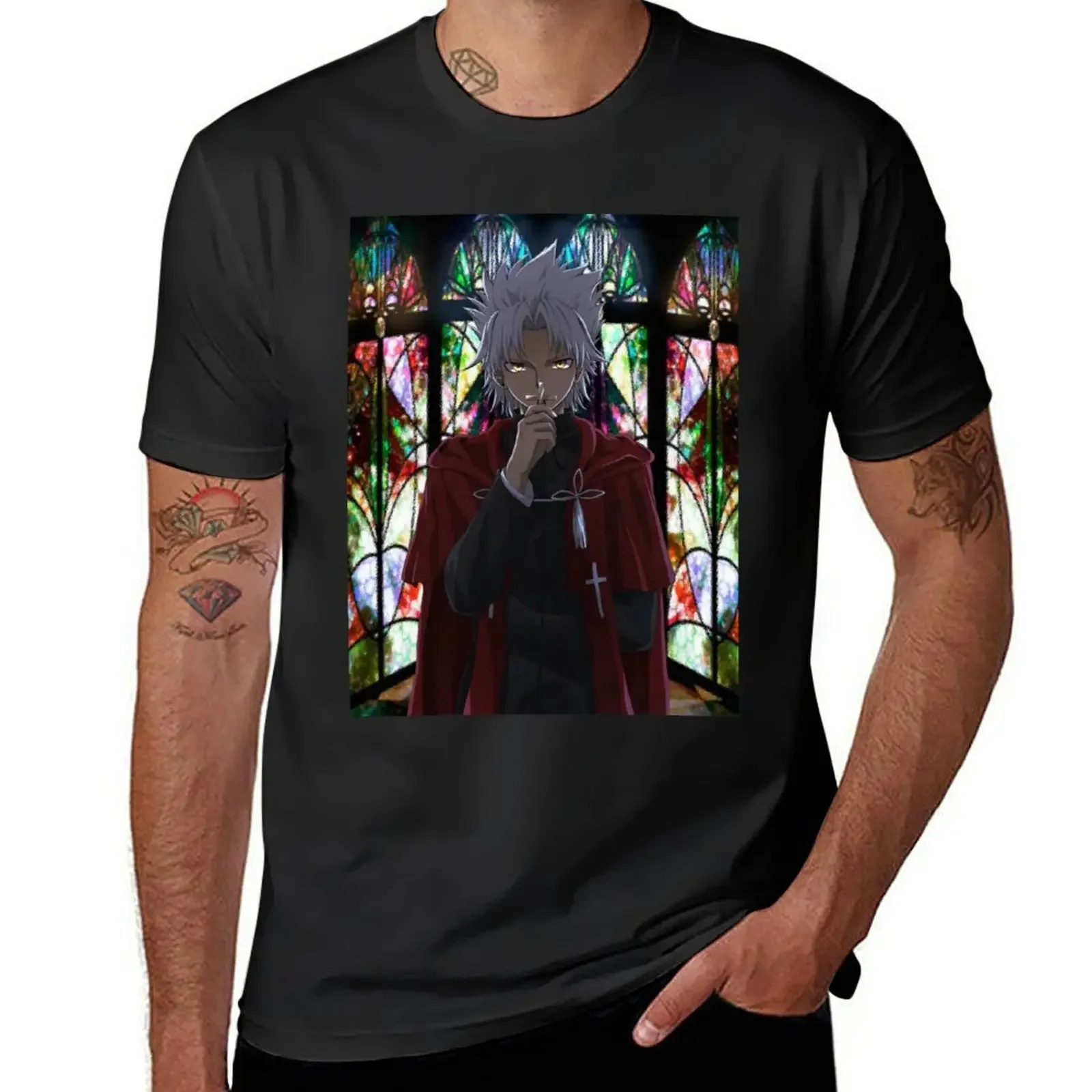 Amakusa Shirou Fate Apocrypha T-Shirt aesthetic clothes blanks Funny t-shirts luxury designer men t shirt