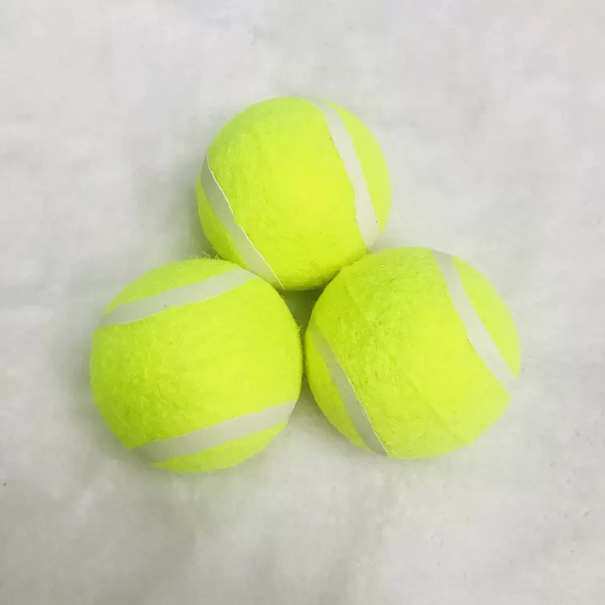 Elastischer Gummi-Tennisball für Haustiere - Verschleißfestes Beißspielzeug, interaktives Apportier-Trainingszubehör für Hunde zum Zähneknirschen und Spielen – Detail 3