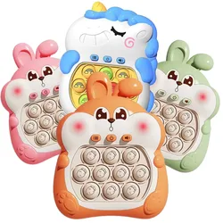 Pop-Juego eléctrico de burbujas de empuje rápido para niños y adultos, juguetes antiestrés, novedad, máquina electrónica Pops, regalos para aliviar el estrés