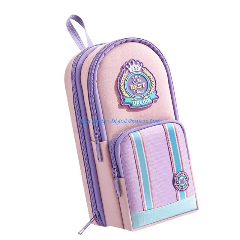 U2JE Multifunction Pencil Case Water Resistant Large Capacity Pen Pouches for Student