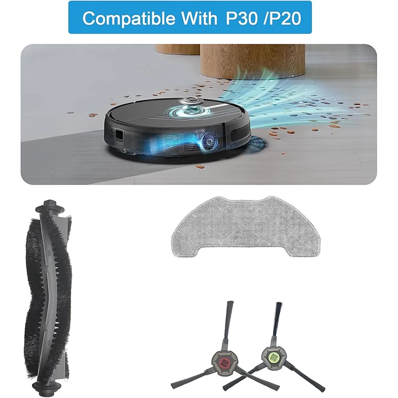Для Airrobo P30 P20 пылесос аксессуары для роботов основная боковая щетка швабра запасные части-A58E