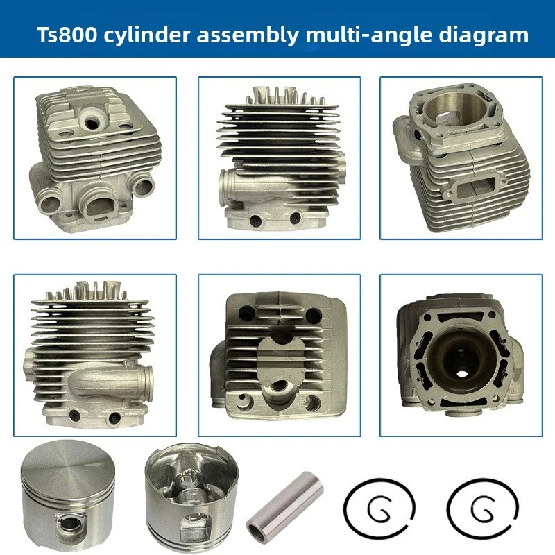High Performance 56mm Nikasil Cylinder Kit OEM 4224 020 1205 For STIHL TS700 TS800 Cutquik Saw Replace Parts
