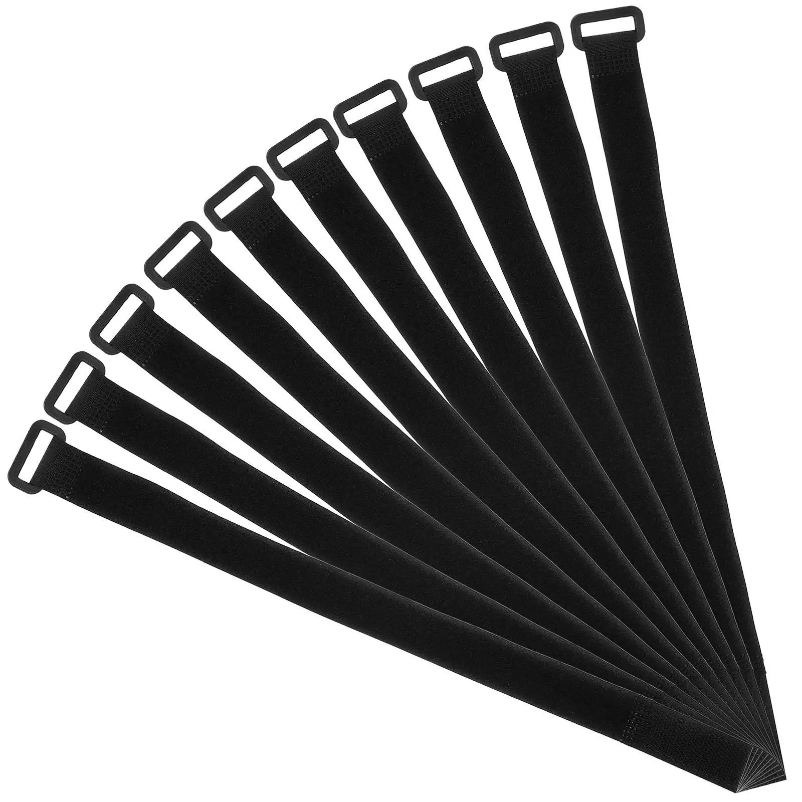   10 ชิ้นฟุตบอลสุทธิสายรัดคงที่ปรับสายเคเบิลออแกไนเซอร์ผูกกาวการจัดการสายไฟ